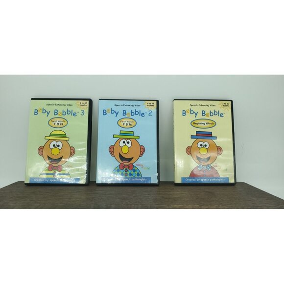 Speech Therapy Materials Pre Owned - Baby Babble DVD Set of 3 - Picture 11 of 12